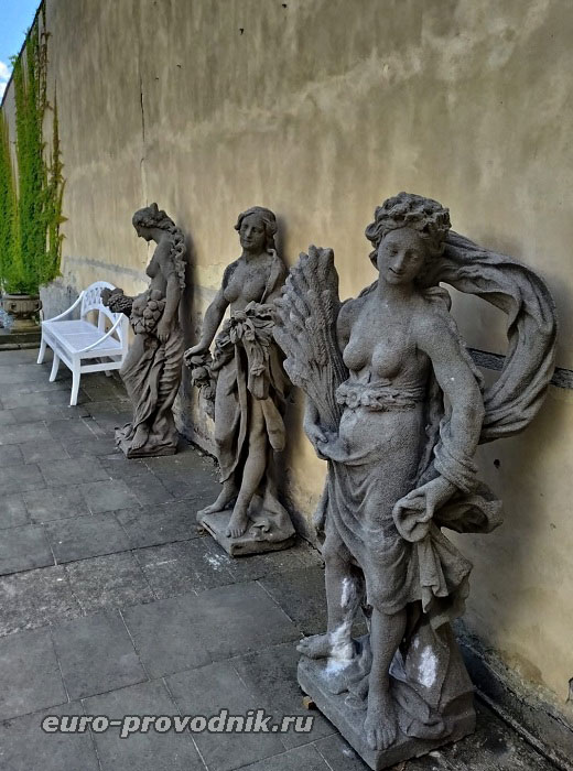 Скульптуры в саду