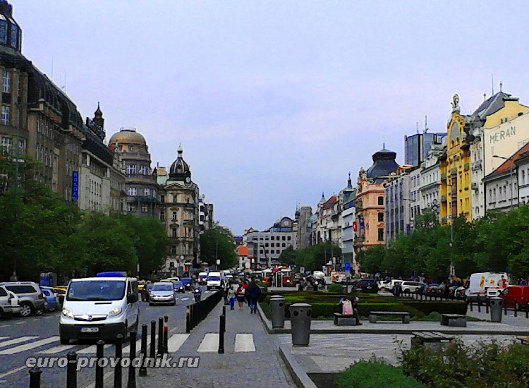 Вид площади Вацлава